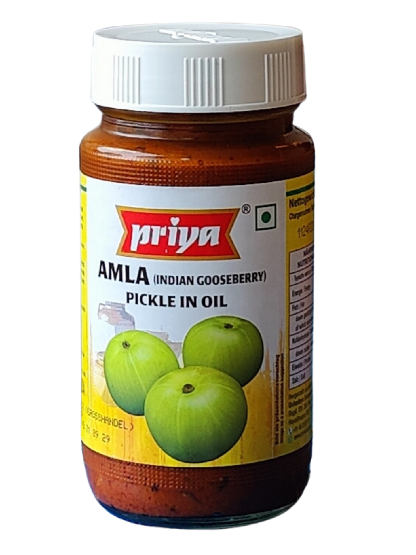 Priya Amla Pickle 300g (Without Garlic)