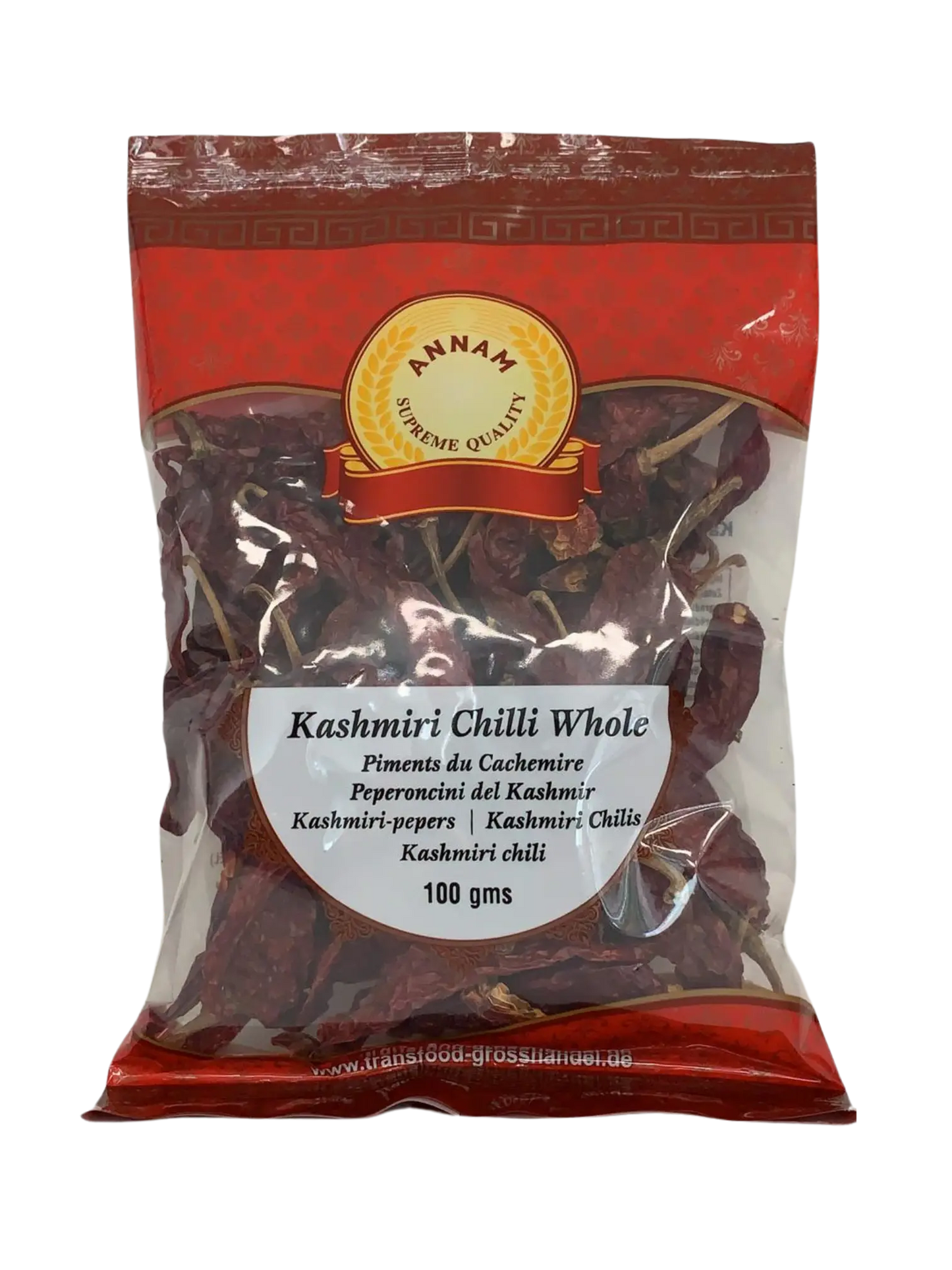 Annam Dried Red Chilli (Kashmiri ) 100g