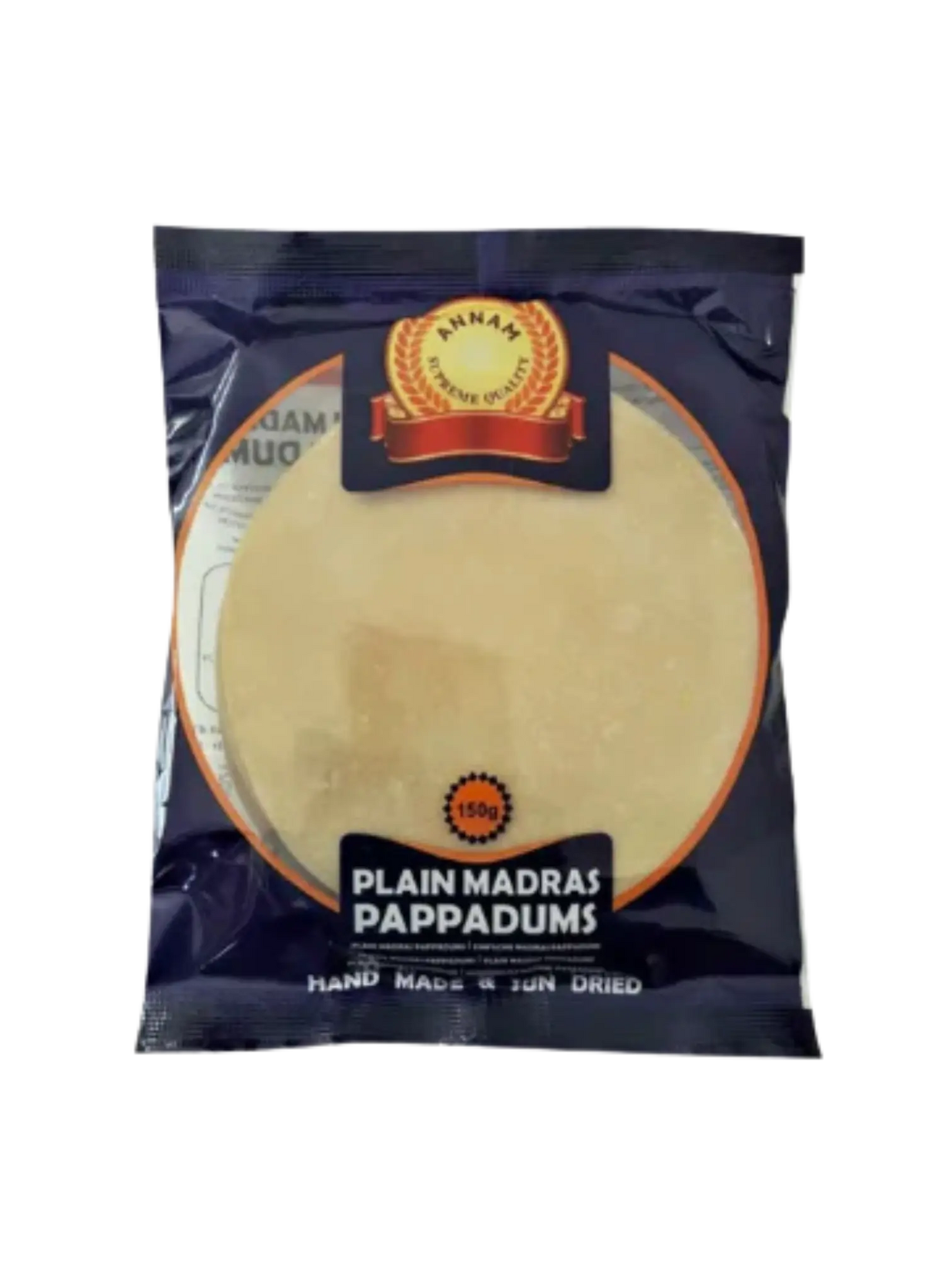 Annam Plain Papadam 150g