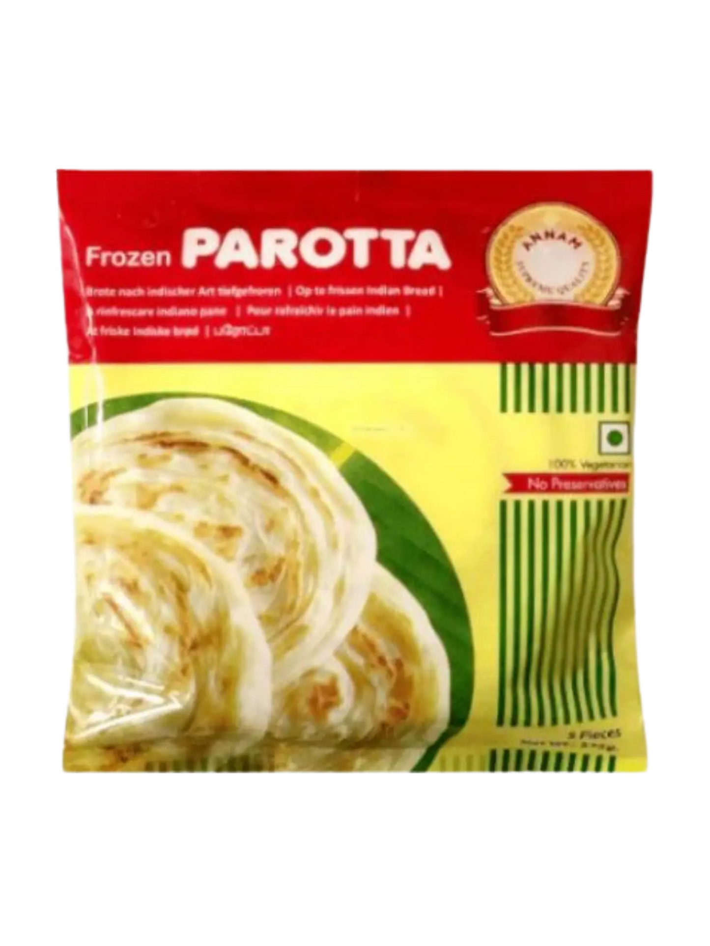 Annam Frozen Malabar Parotta (20pcs) 1kg