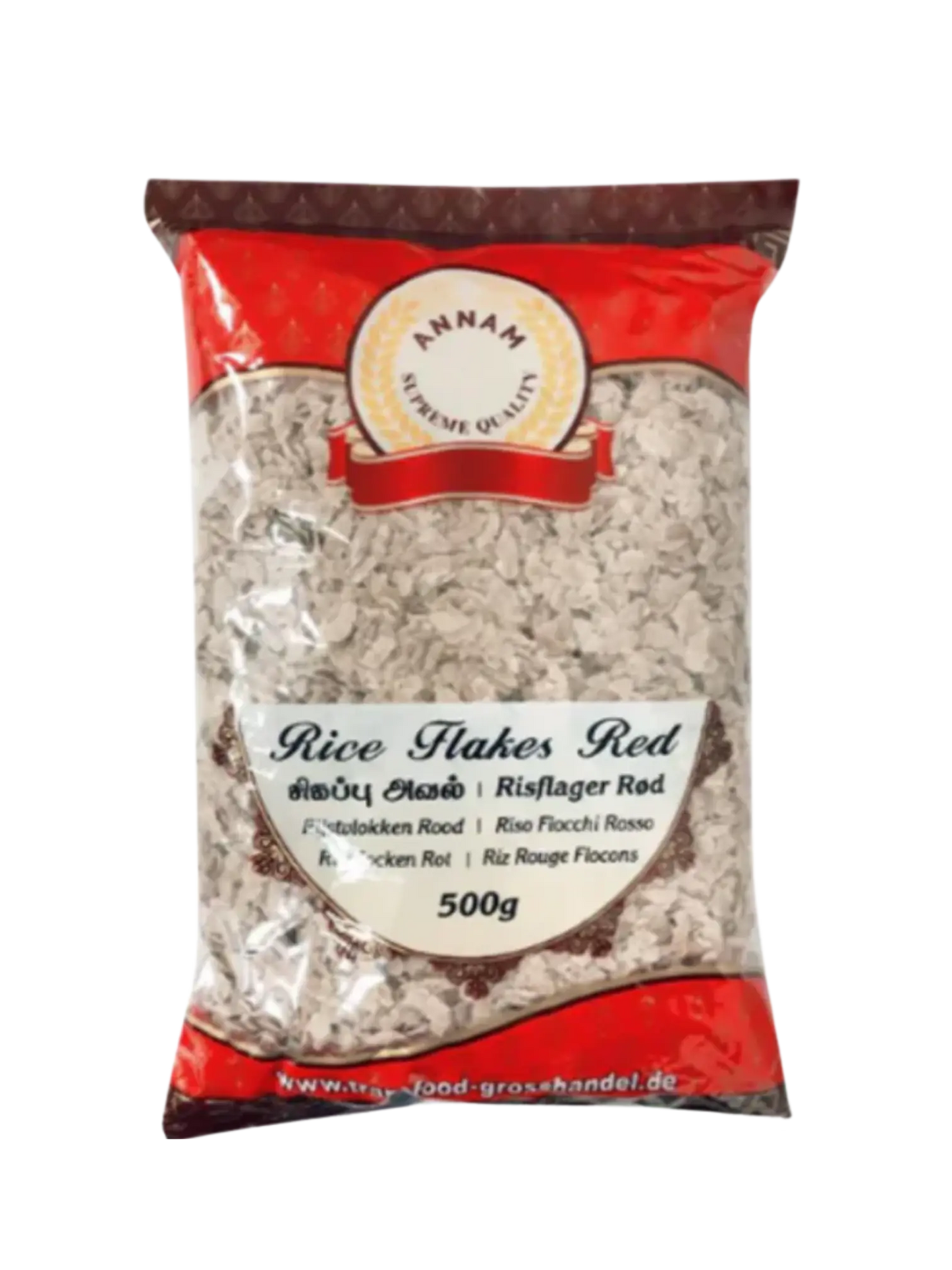 Annam Red Rice Flakes Medium 500g