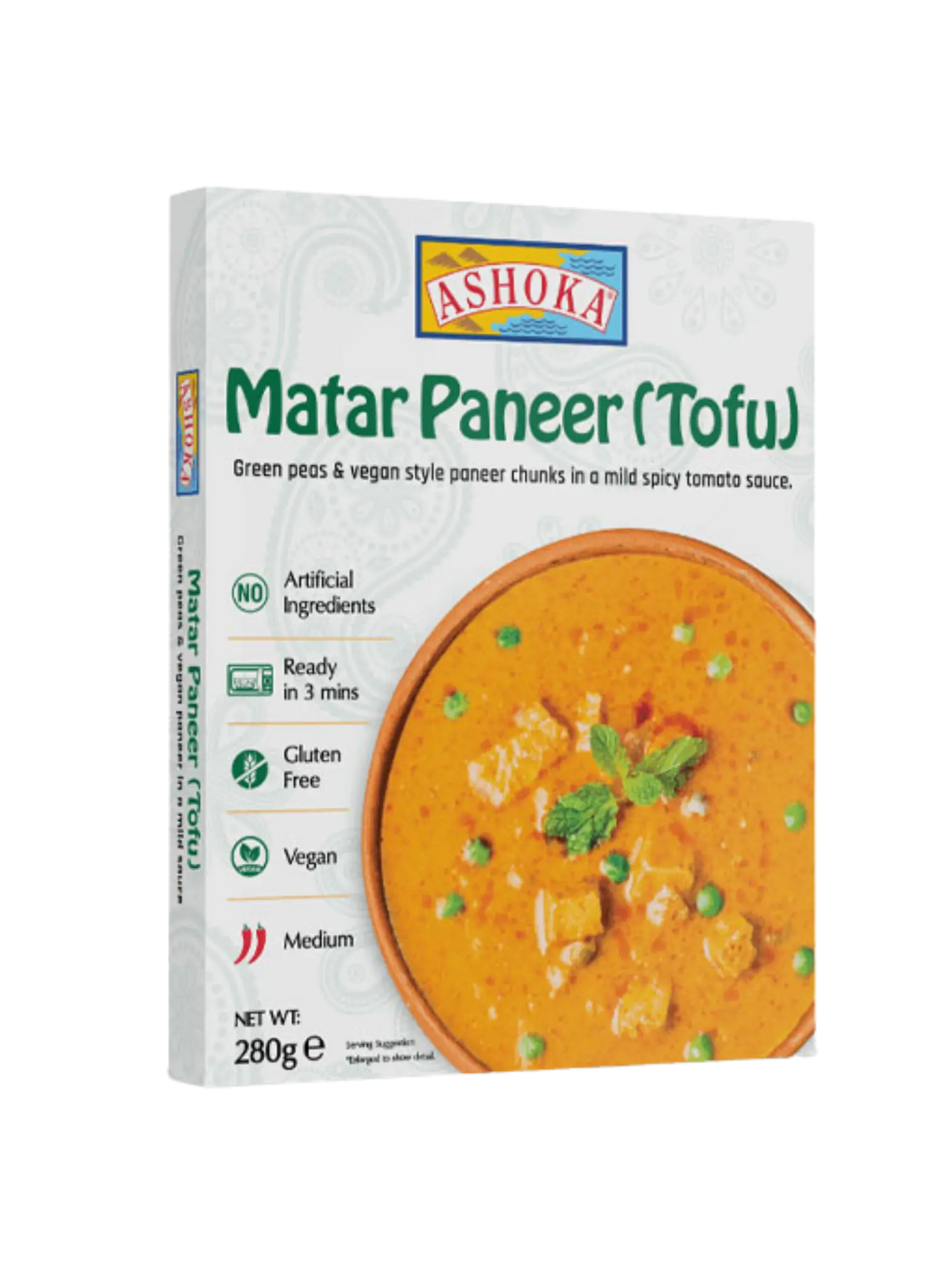 Ashoka RTE Matar Panner (Tofu Vegan) 280g