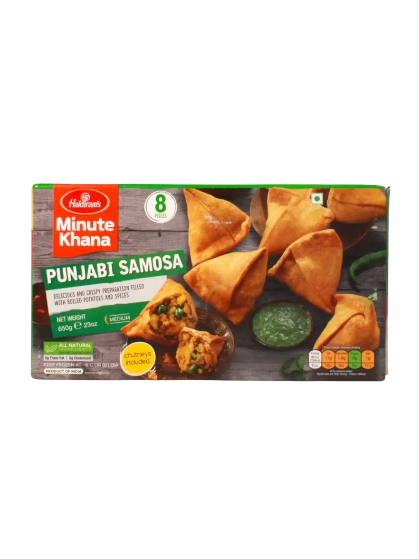 Haldiram Punjabi Samosa(Vegan) 650g