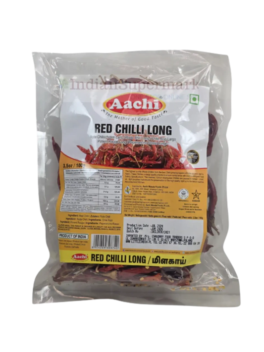 Aachi Red Chilli Long 500g