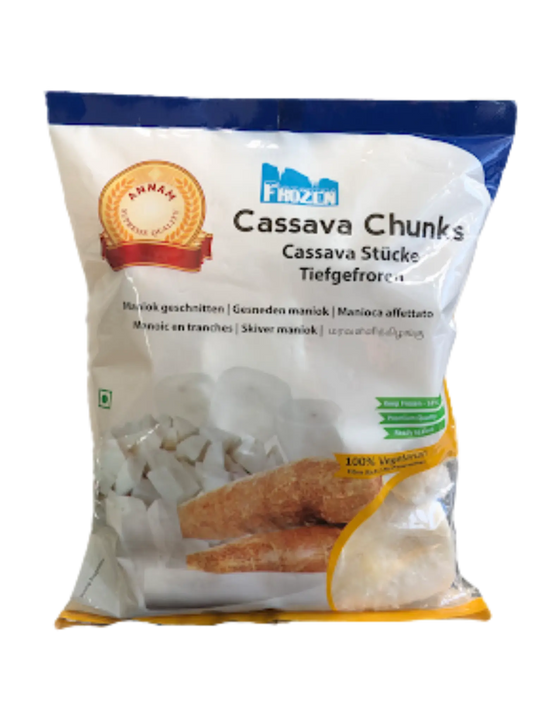 Annam Frozen Cassava Chunks Big Pcs 908g