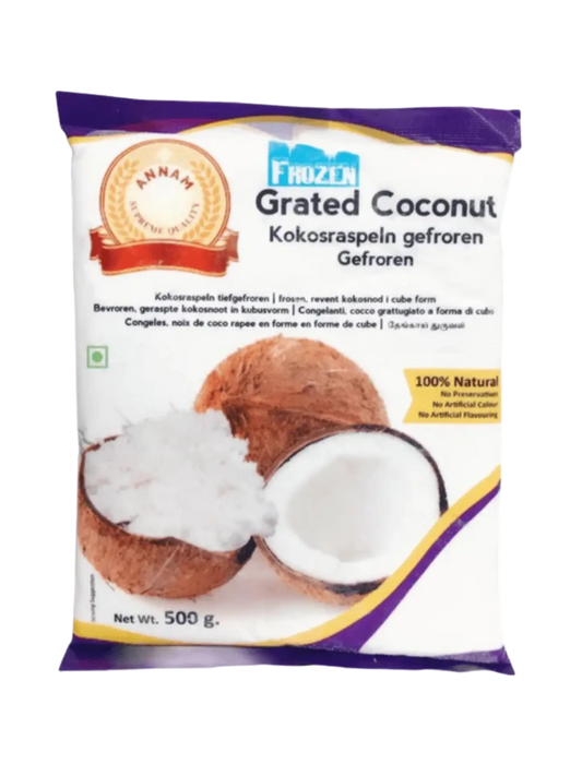 Annam Frozen Grated Coconut 500g
