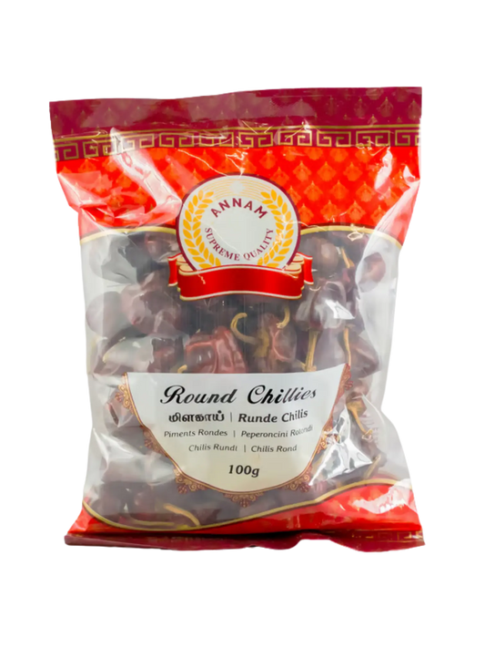 Annam Dried (Round) Red Chilli 100g