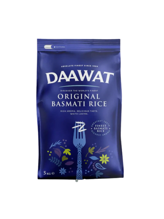 Daawat Basmati Original Rice 5kg (Blue Bag)