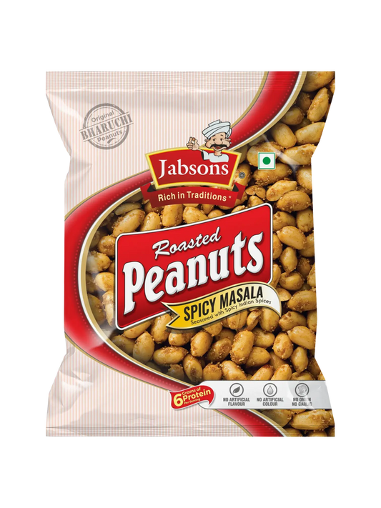 Jabsons Roasted Peanuts Spicy Masala 140g