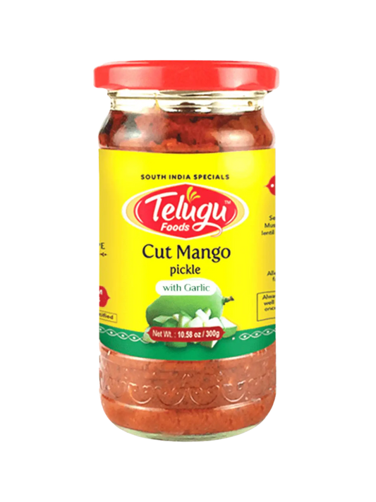 Telugu Pickle Cut Mango-Garlic 300g